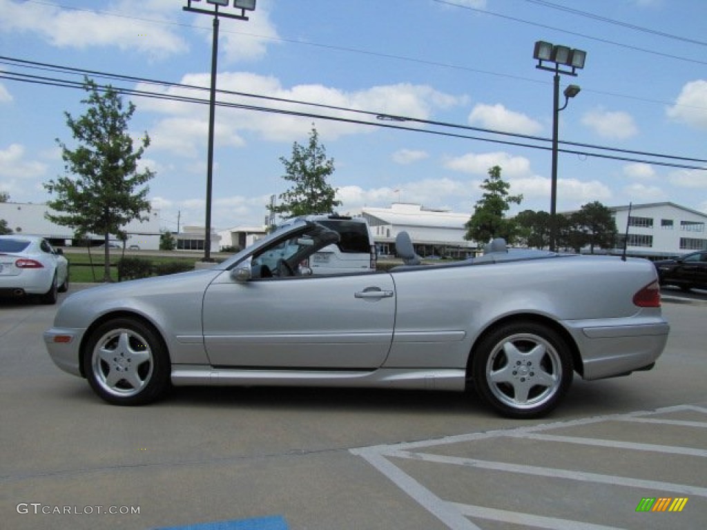 Brilliant Silver Metallic 2000 Mercedes-Benz CLK 430 Cabriolet Exterior Photo #81294807