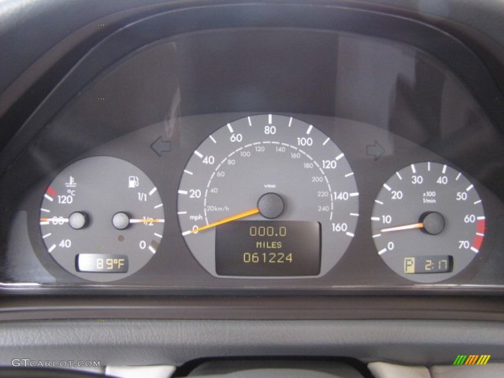 2000 Mercedes-Benz CLK 430 Cabriolet Gauges Photo #81294905