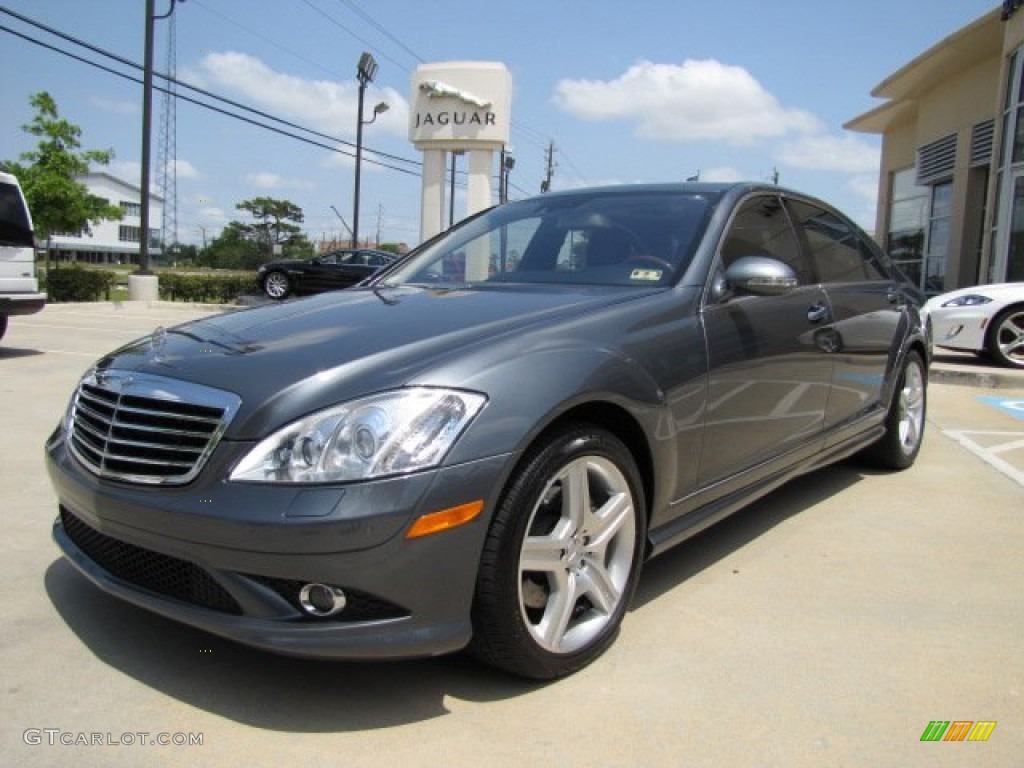 Flint Grey Metallic 2008 Mercedes-Benz S 550 Sedan Exterior Photo #81296648