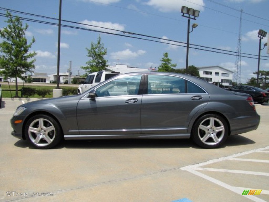 Flint Grey Metallic 2008 Mercedes-Benz S 550 Sedan Exterior Photo #81296673