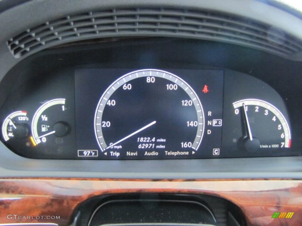 2008 Mercedes-Benz S 550 Sedan Gauges Photo #81296891