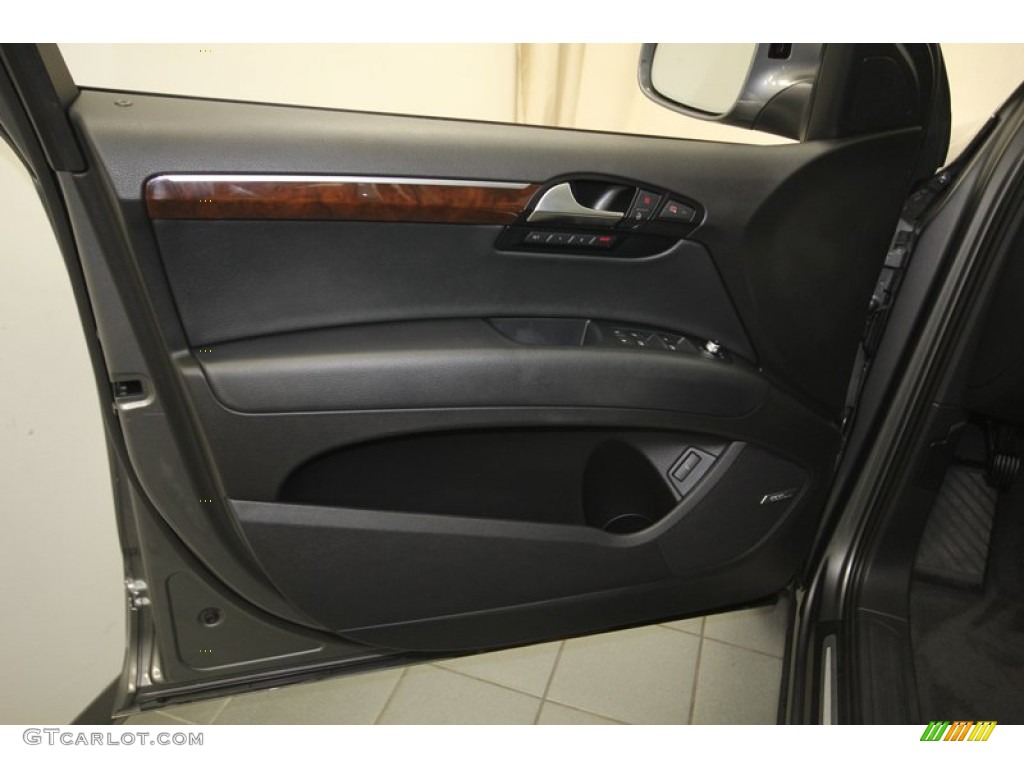 2010 Audi Q7 4.2 Prestige quattro Black Door Panel Photo #81296946