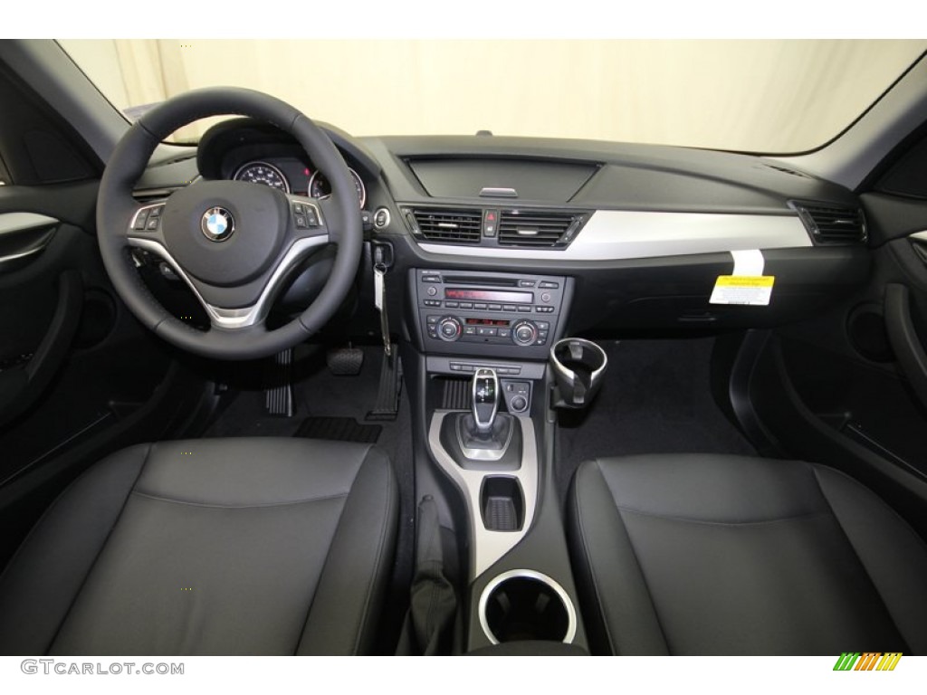 2014 BMW X1 sDrive28i Black Dashboard Photo #81298002