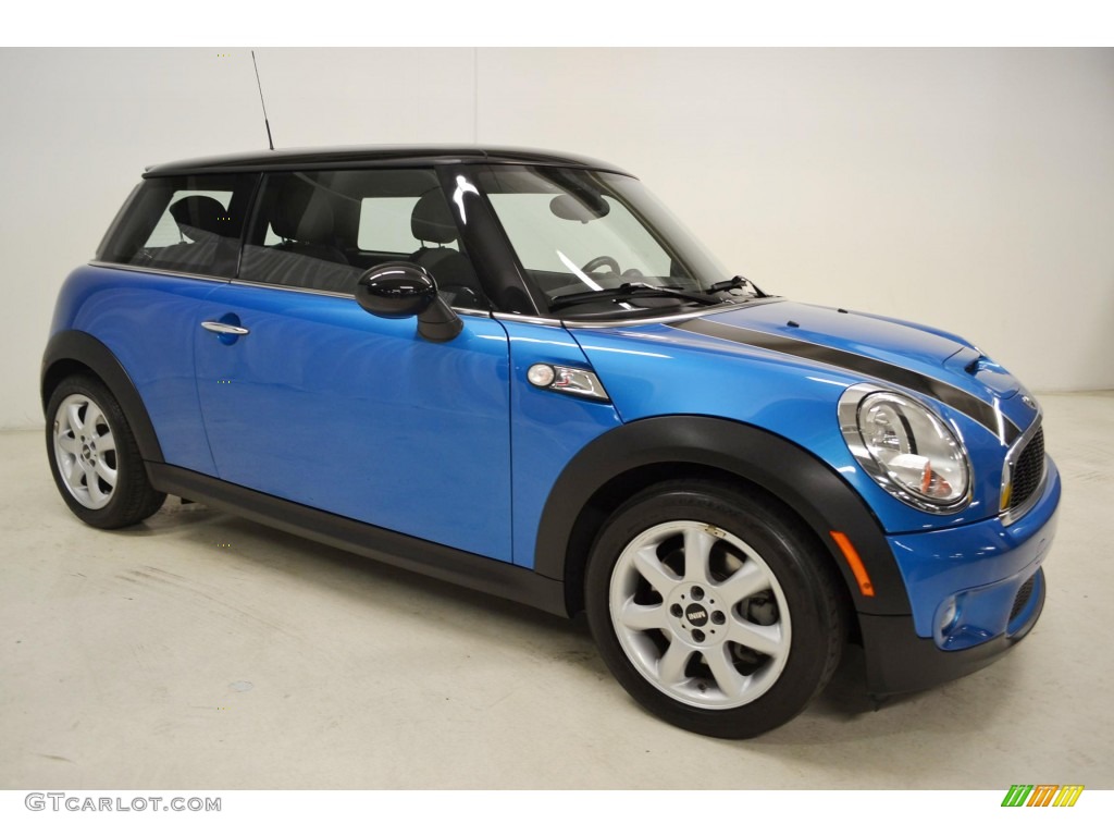 2010 Cooper S Hardtop - Laser Blue Metallic / Grey/Carbon Black photo #2