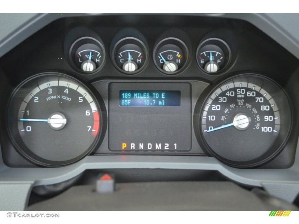 2013 Ford F250 Super Duty XL Crew Cab Gauges Photo #81298382