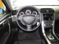 2008 Acura TL Ebony Interior Steering Wheel Photo