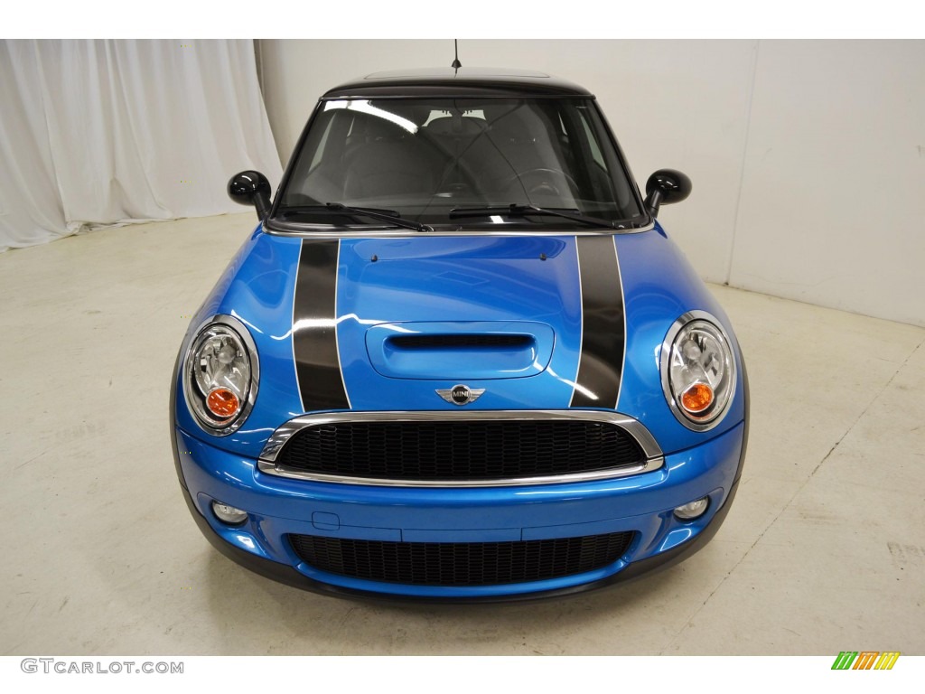 2010 Cooper S Hardtop - Laser Blue Metallic / Grey/Carbon Black photo #4