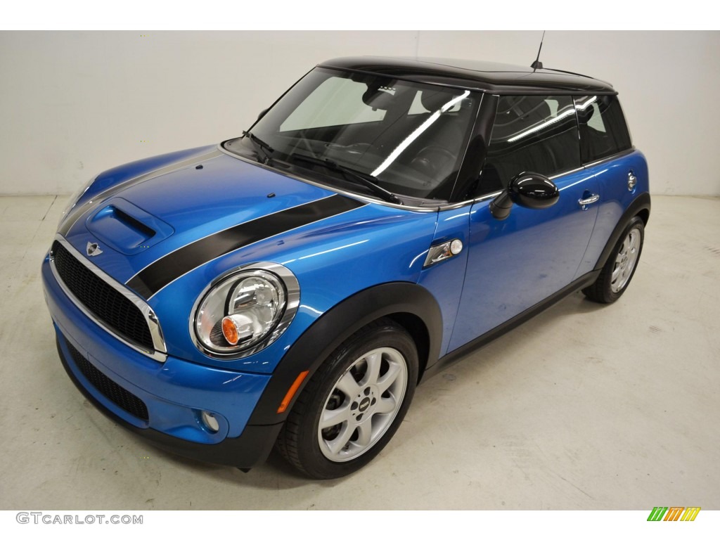 2010 Cooper S Hardtop - Laser Blue Metallic / Grey/Carbon Black photo #5