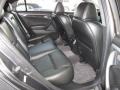 2008 Acura TL Ebony Interior Rear Seat Photo