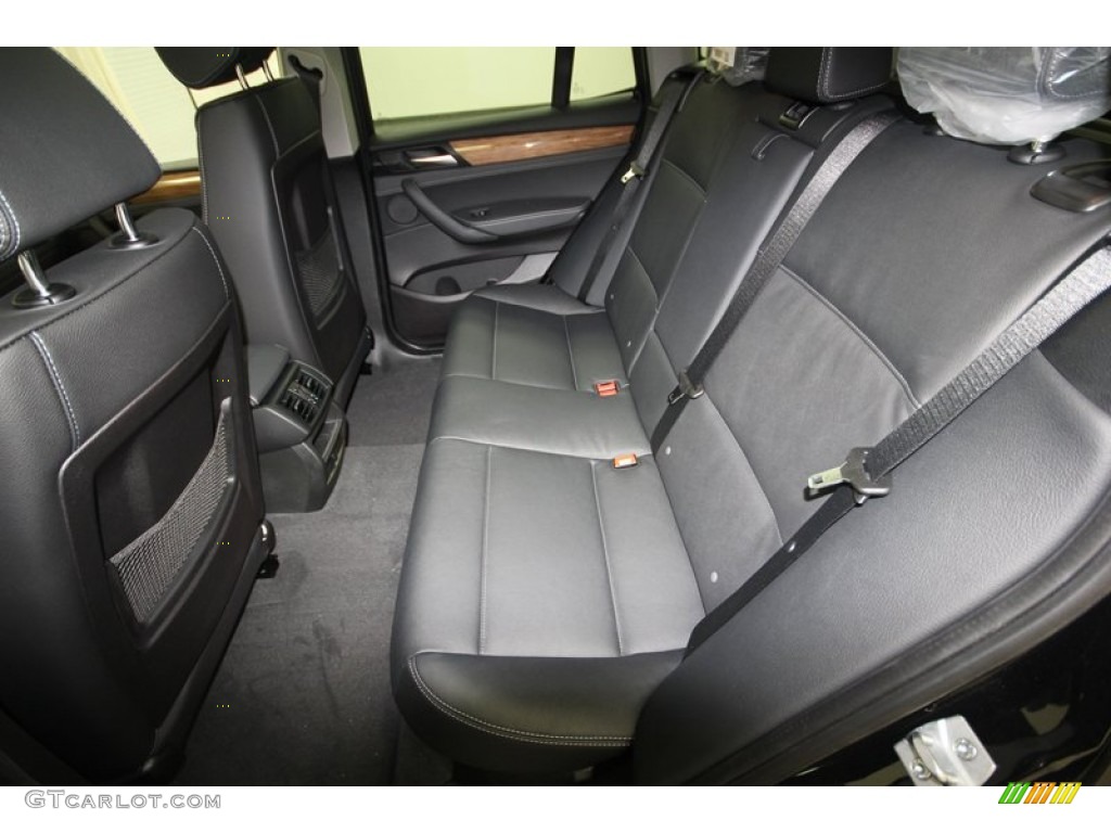 Black Interior 2014 BMW X3 xDrive35i Photo #81298787