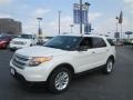 2011 White Suede Ford Explorer XLT  photo #5