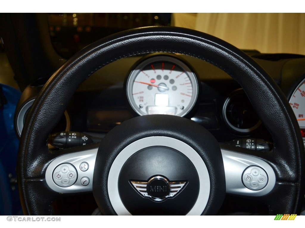 2010 Cooper S Hardtop - Laser Blue Metallic / Grey/Carbon Black photo #20