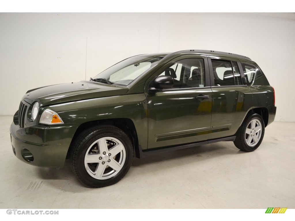 Jeep Green Metallic 2009 Jeep Compass Sport Exterior Photo #81299699