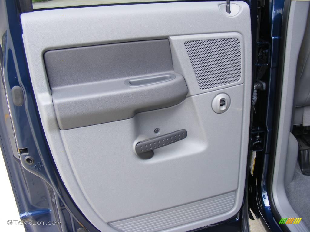 2007 Ram 3500 Lone Star Quad Cab 4x4 Dually - Patriot Blue Pearl / Medium Slate Gray photo #32