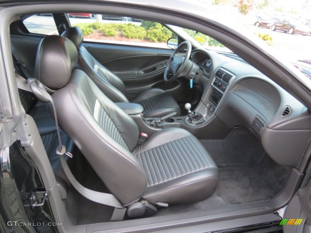 Dark Charcoal Interior 2004 Ford Mustang Mach 1 Coupe Photo #81300418