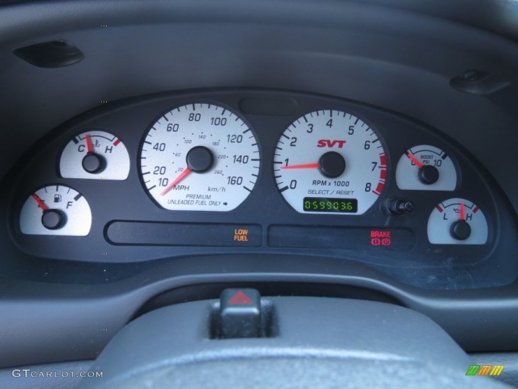 2004 Ford Mustang Mach 1 Coupe Gauges Photo #81300535