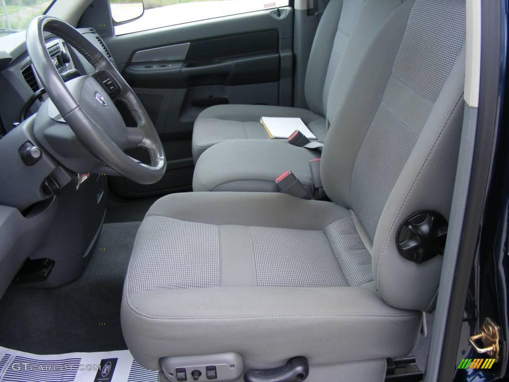 2007 Ram 3500 Lone Star Quad Cab 4x4 Dually - Patriot Blue Pearl / Medium Slate Gray photo #36