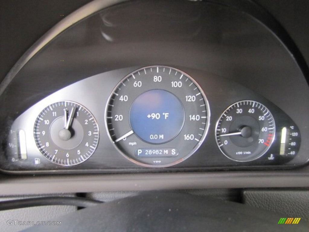 2009 Mercedes-Benz CLK 350 Coupe Gauges Photo #81300758