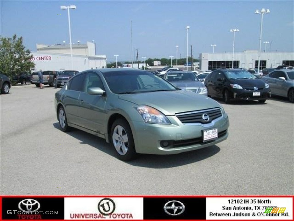 2008 Altima 2.5 S - Metallic Jade / Blond photo #1