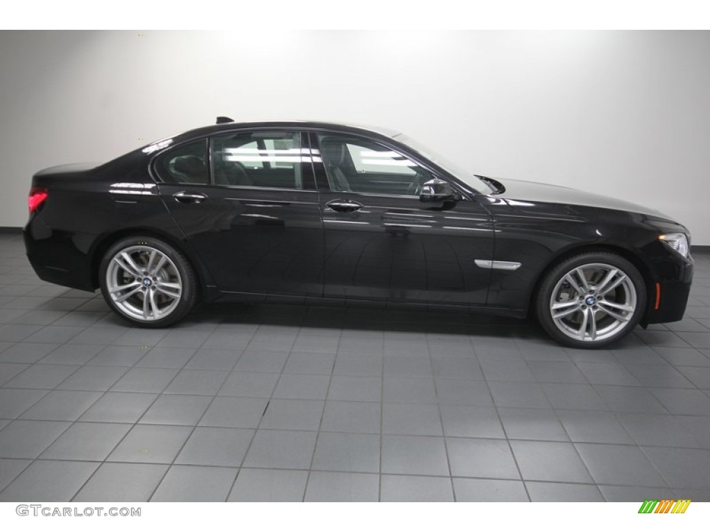 Black Sapphire Metallic 2013 BMW 7 Series 750i Sedan Exterior Photo #81301907