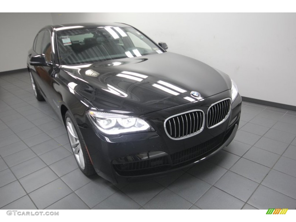 2013 7 Series 750i Sedan - Black Sapphire Metallic / Black photo #5