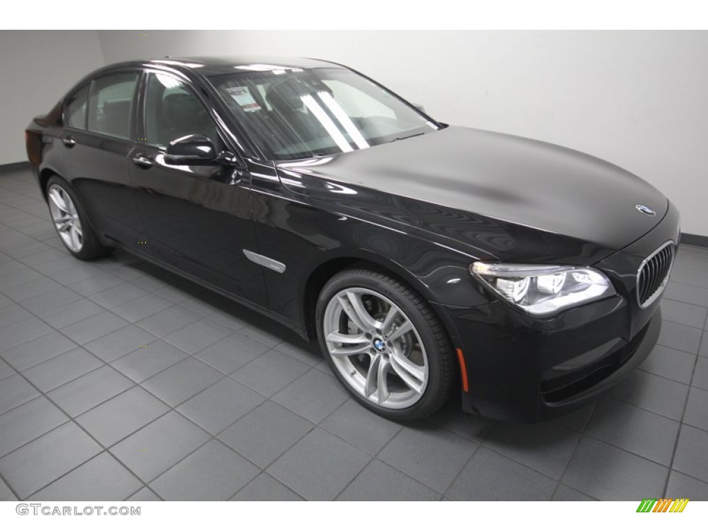 2013 7 Series 750i Sedan - Black Sapphire Metallic / Black photo #6