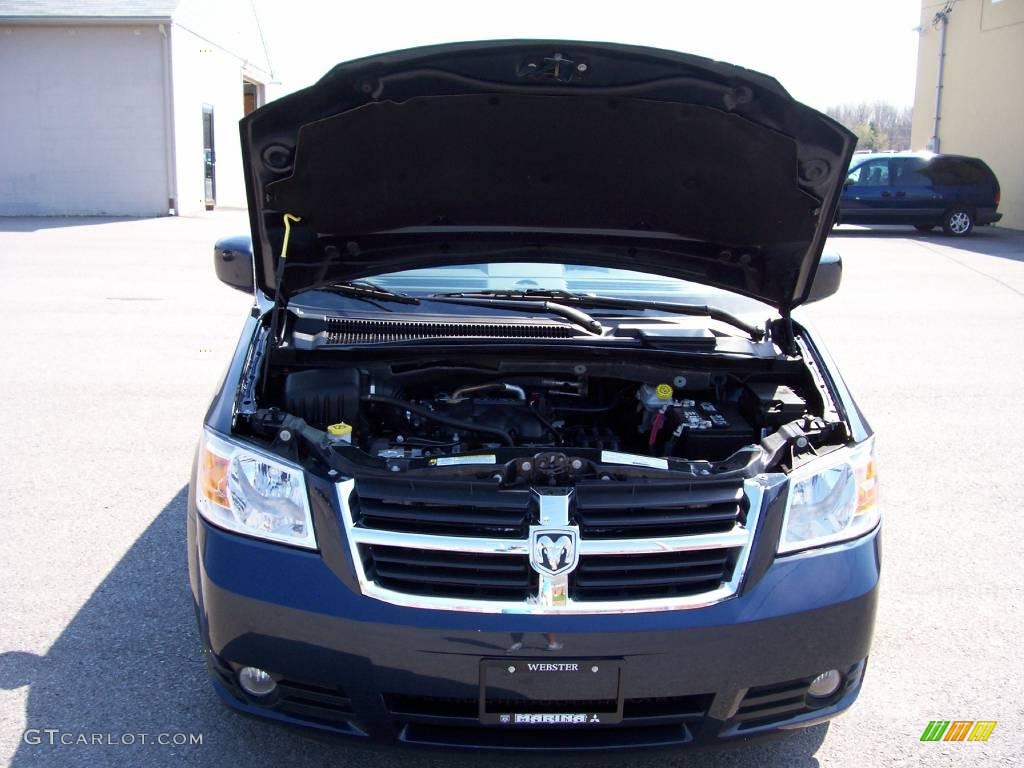 2008 Grand Caravan SXT - Modern Blue Pearl / Dark Slate/Light Shale photo #15