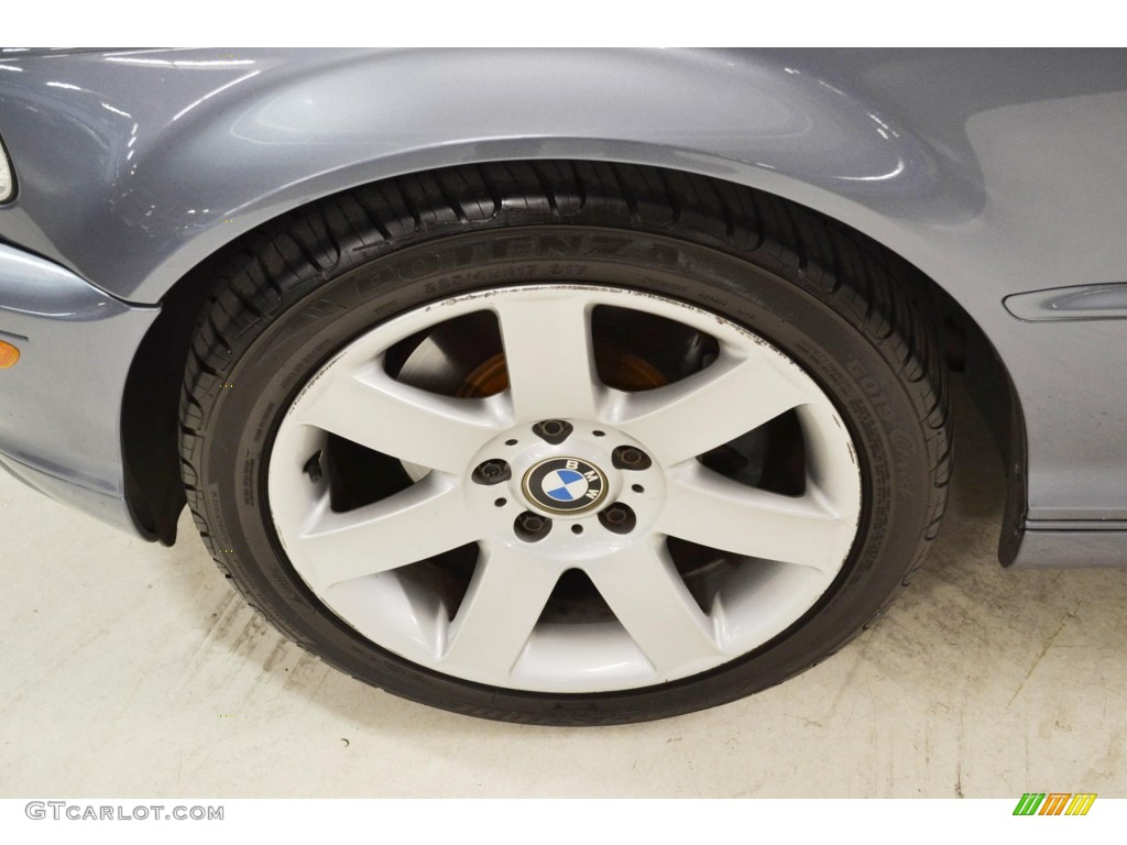 2002 3 Series 325i Convertible - Steel Grey Metallic / Grey photo #7