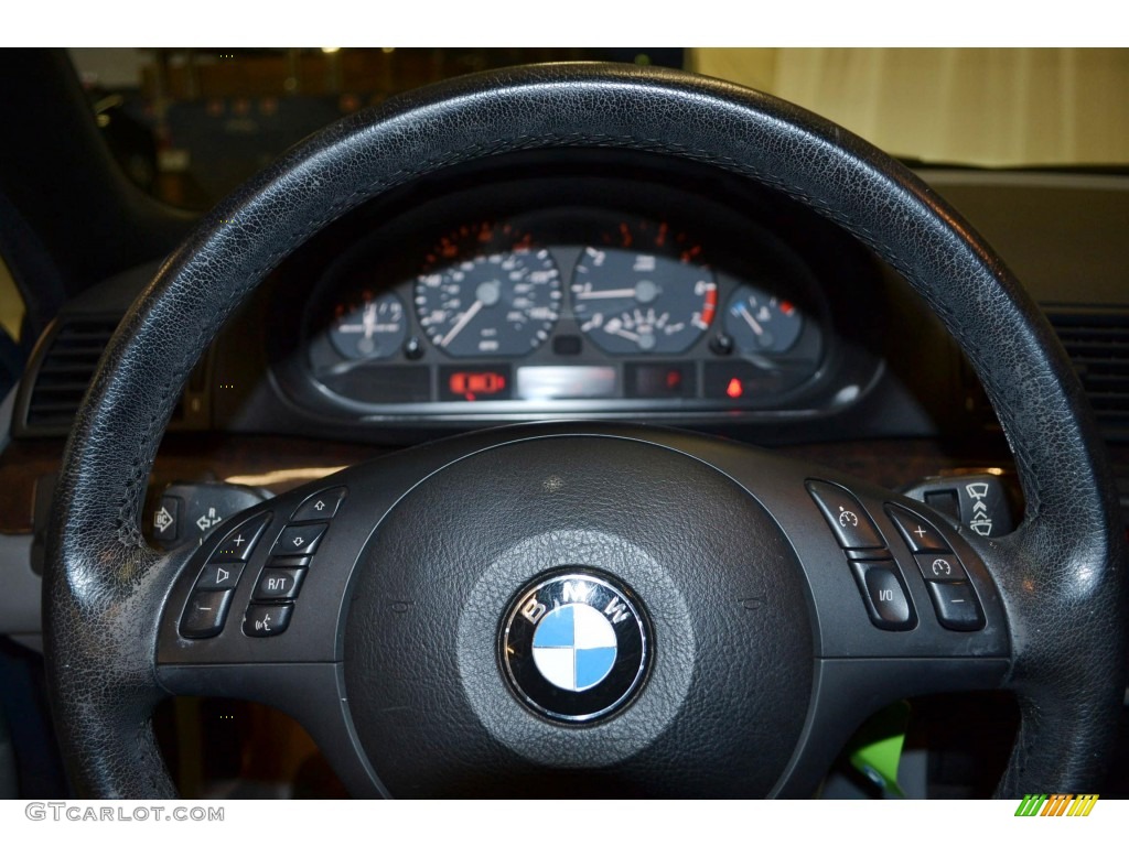 2002 3 Series 325i Convertible - Steel Grey Metallic / Grey photo #19