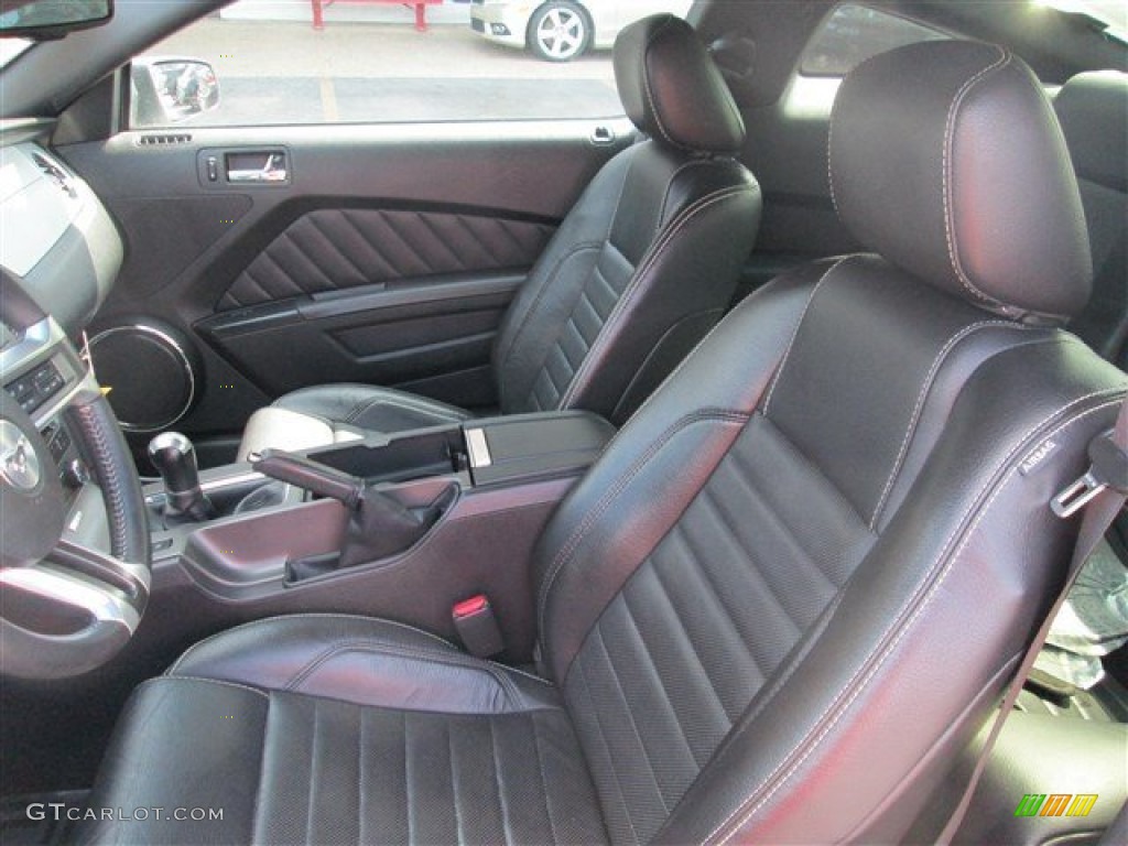2010 Mustang GT Premium Coupe - Brilliant Silver Metallic / Charcoal Black photo #10
