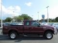 2008 Dark Toreador Red Ford F250 Super Duty XLT SuperCab 4x4  photo #9