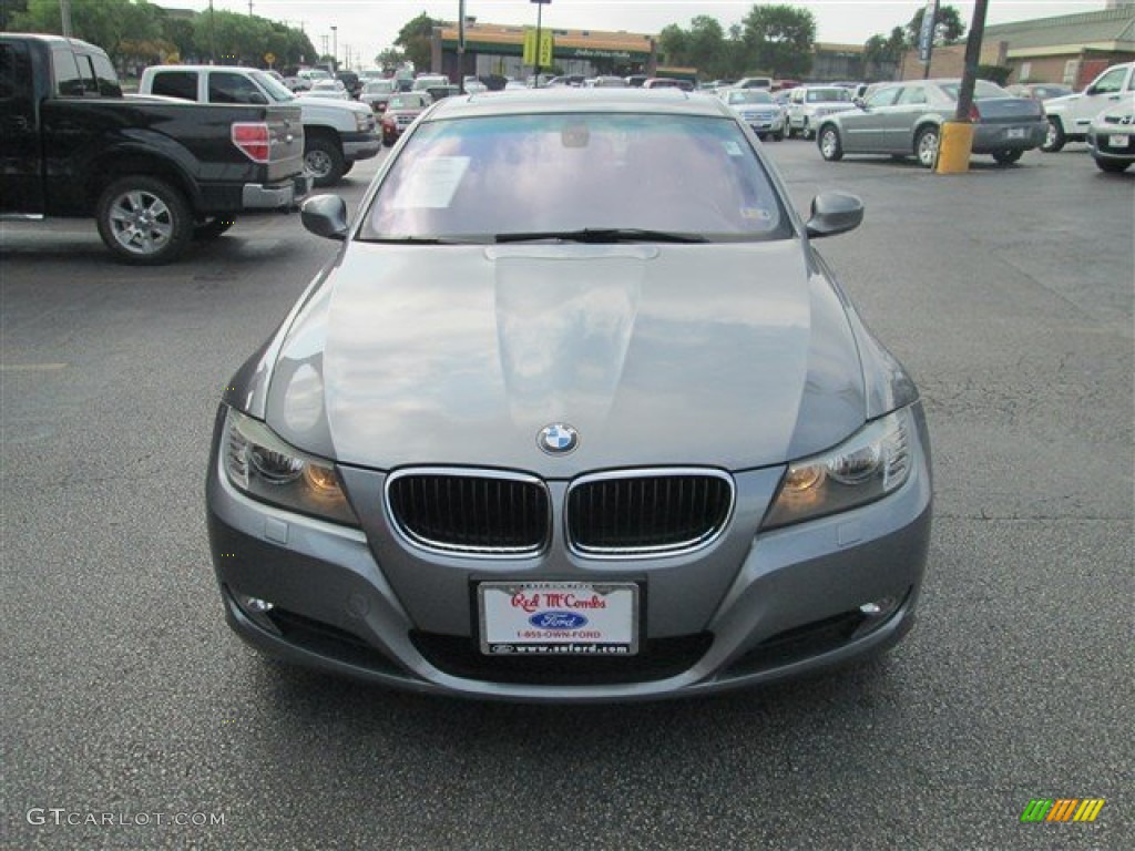 2010 3 Series 328i xDrive Sedan - Space Gray Metallic / Black photo #4