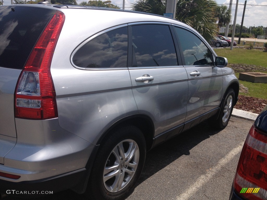 2011 CR-V EX-L - Alabaster Silver Metallic / Gray photo #4