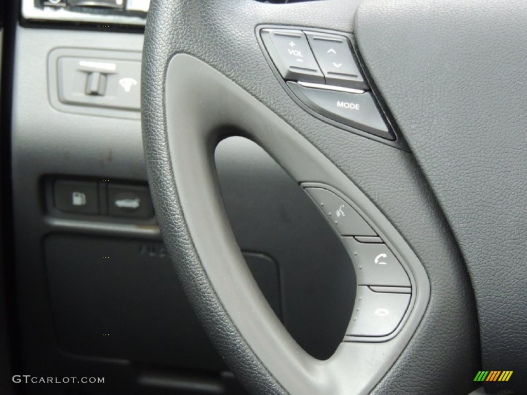 2011 Sonata Limited - Indigo Blue Pearl / Gray photo #14