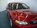2000 Laser Red Metallic Ford Mustang GT Coupe  photo #7