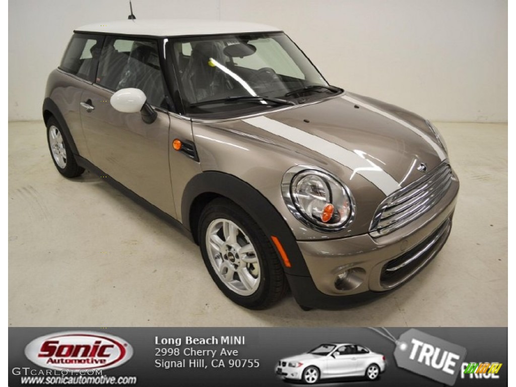 2013 Cooper Hardtop - Velvet Silver Metallic / Carbon Black photo #1