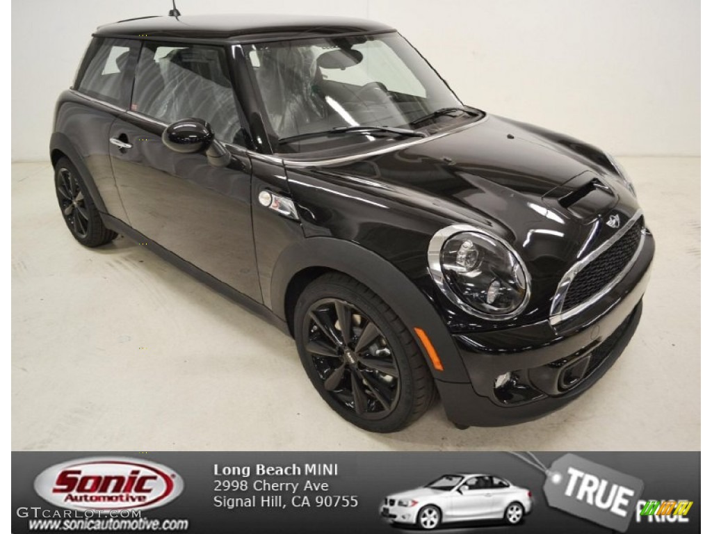 2013 Cooper S Hardtop - Midnight Black Metallic / Carbon Black photo #1