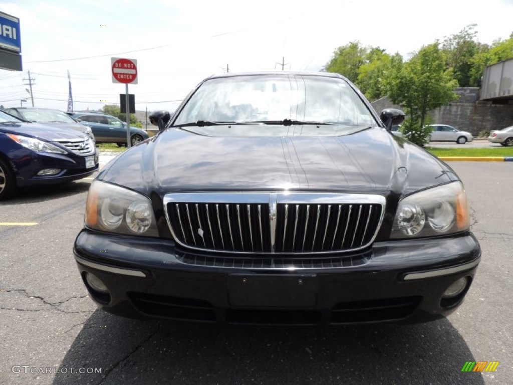 2002 XG350 Sedan - Black Obsidian / Black photo #2