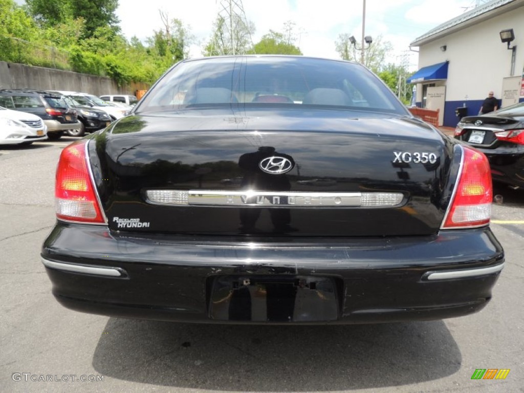 2002 XG350 Sedan - Black Obsidian / Black photo #5