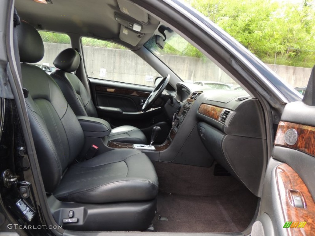 Black Interior 2002 Hyundai XG350 Sedan Photo #81305754