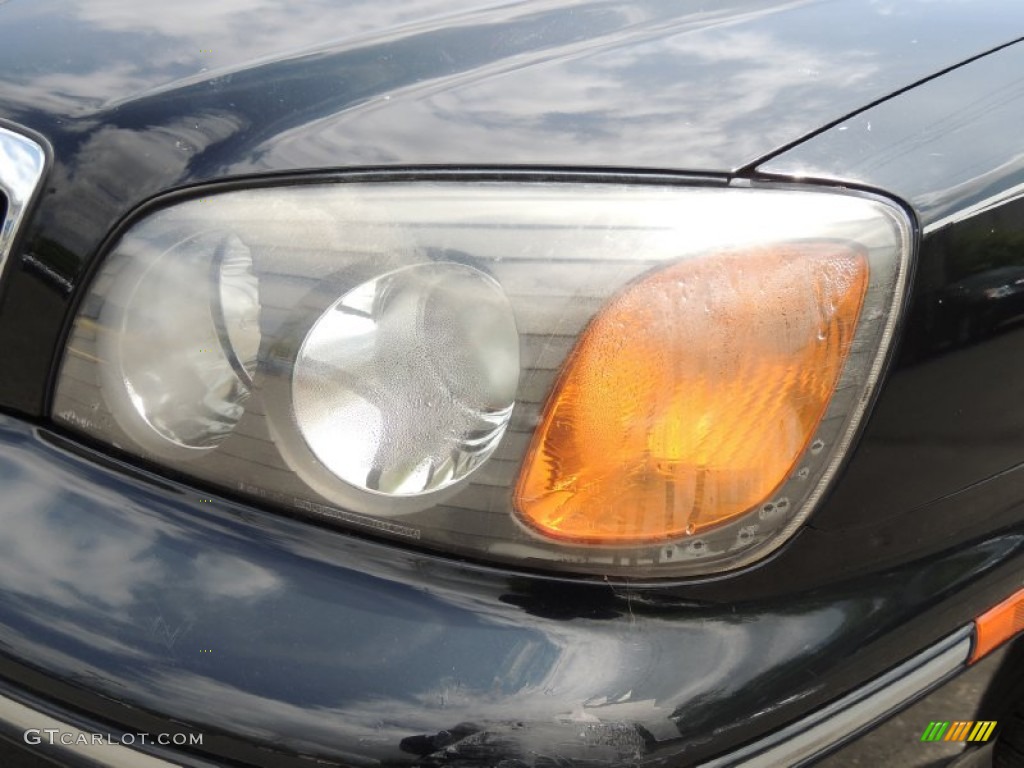 2002 XG350 Sedan - Black Obsidian / Black photo #27