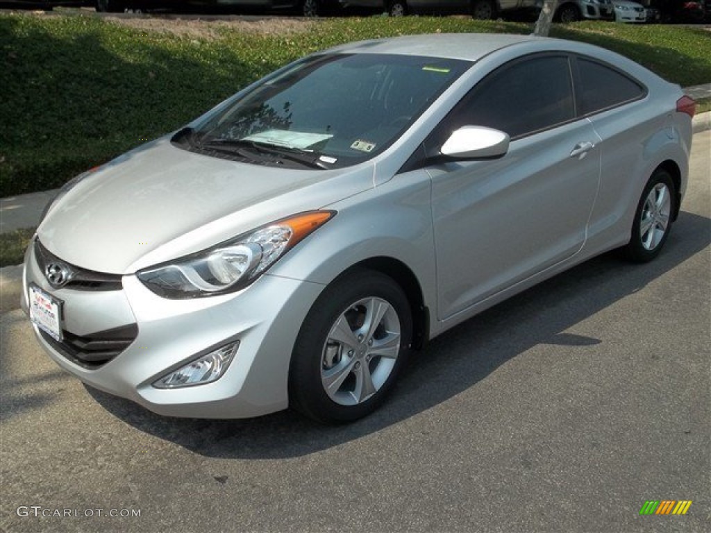 2013 Elantra Coupe GS - Silver / Black photo #1