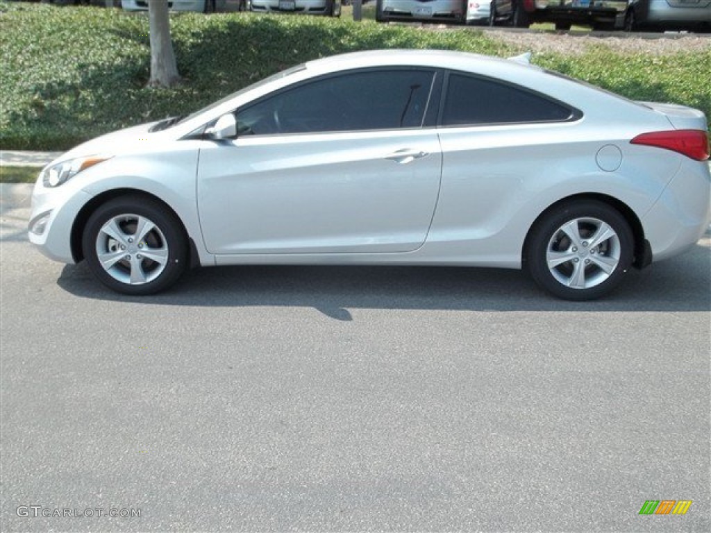 2013 Elantra Coupe GS - Silver / Black photo #3