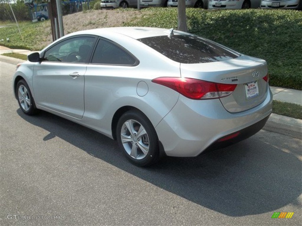 2013 Elantra Coupe GS - Silver / Black photo #4