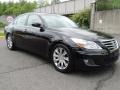 2011 Black Noir Pearl Hyundai Genesis 3.8 Sedan  photo #3