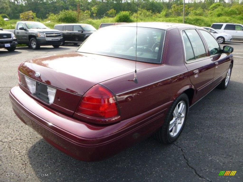 2005 Crown Victoria LX Sport - Dark Toreador Red Metallic / Dark Charcoal photo #3