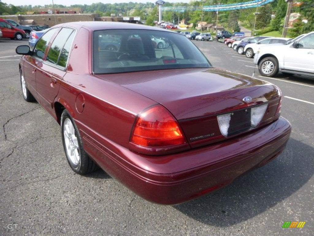 2005 Crown Victoria LX Sport - Dark Toreador Red Metallic / Dark Charcoal photo #5