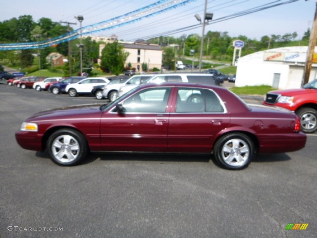 2005 Crown Victoria LX Sport - Dark Toreador Red Metallic / Dark Charcoal photo #6