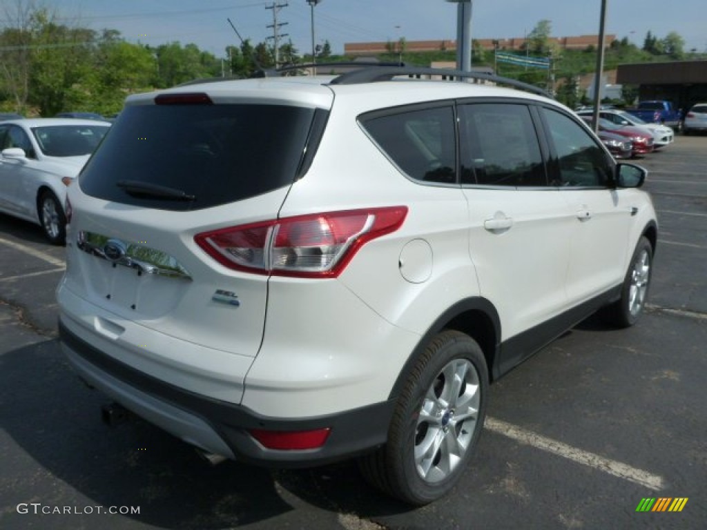 2013 Escape SEL 2.0L EcoBoost 4WD - White Platinum Metallic Tri-Coat / Charcoal Black photo #2