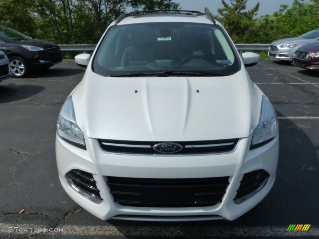 2013 Escape SEL 2.0L EcoBoost 4WD - White Platinum Metallic Tri-Coat / Charcoal Black photo #6